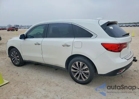2015 Acura Mdx Technology z USA, uszkodzony, nr VIN 5FRYD3H44FB011267